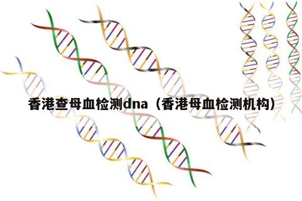 香港查母血检测dna(香港母血检测机构)